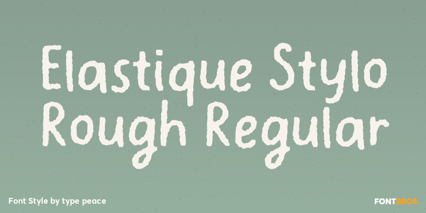 Elastique Stylo Rough Regular Poster