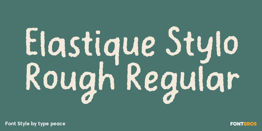 Elastique Stylo Rough Regular Poster
