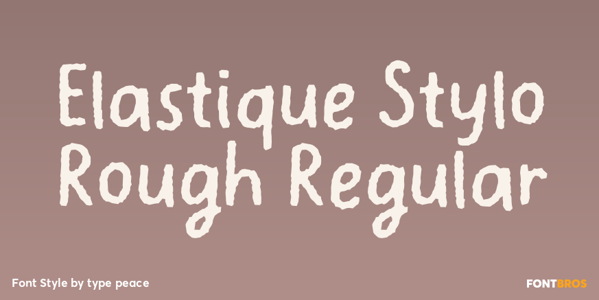 Elastique Stylo Rough Regular Poster