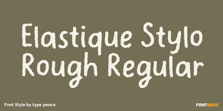 Elastique Stylo Rough Regular Poster