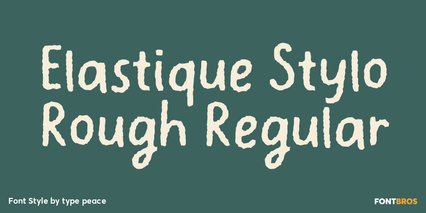 Elastique Stylo Rough Regular Poster