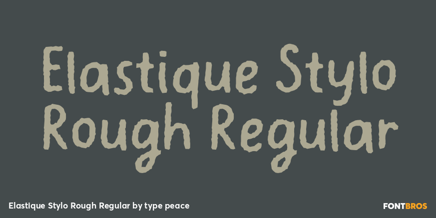 Elastique Stylo Rough Regular Poster