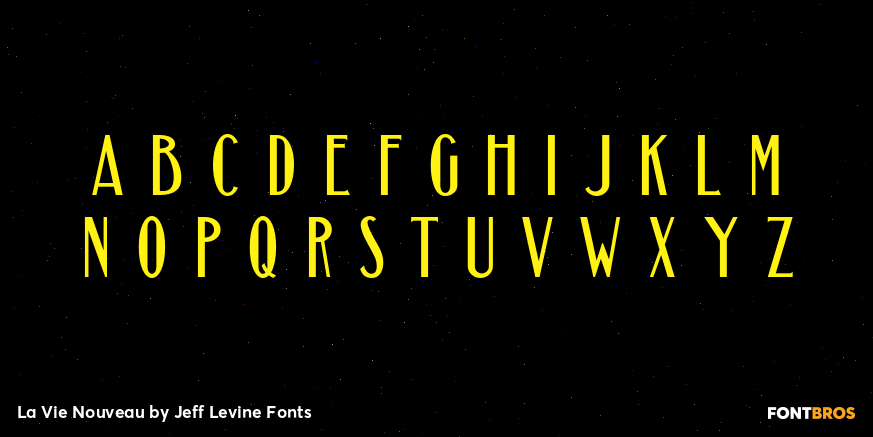 La Vie Nouveau Font Poster #2