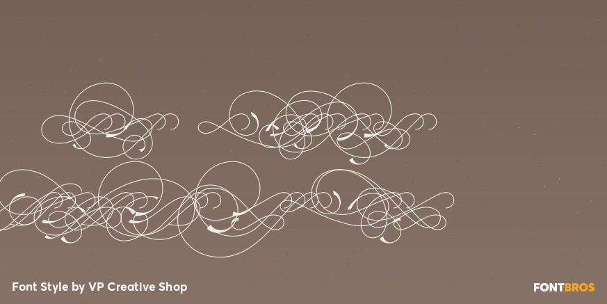 Type Ultimate Swashes Regular Poster