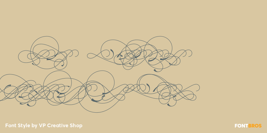 Type Ultimate Swashes Regular Poster