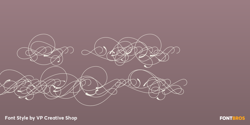 Type Ultimate Swashes Regular Poster