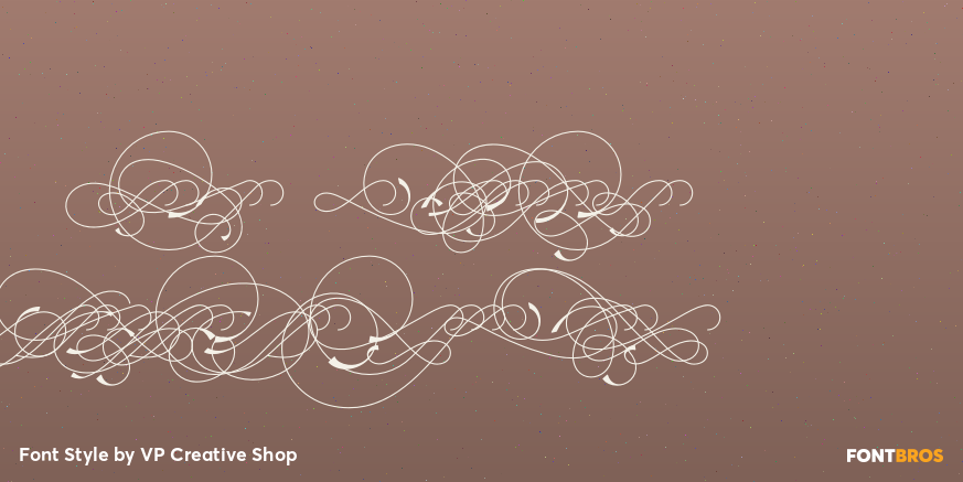 Type Ultimate Swashes Regular Poster