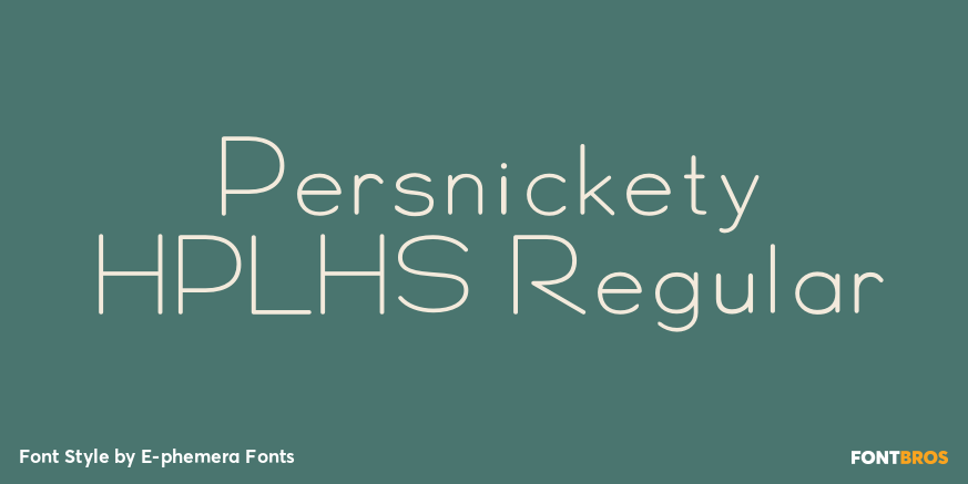 Persnickety HPLHS Regular Poster