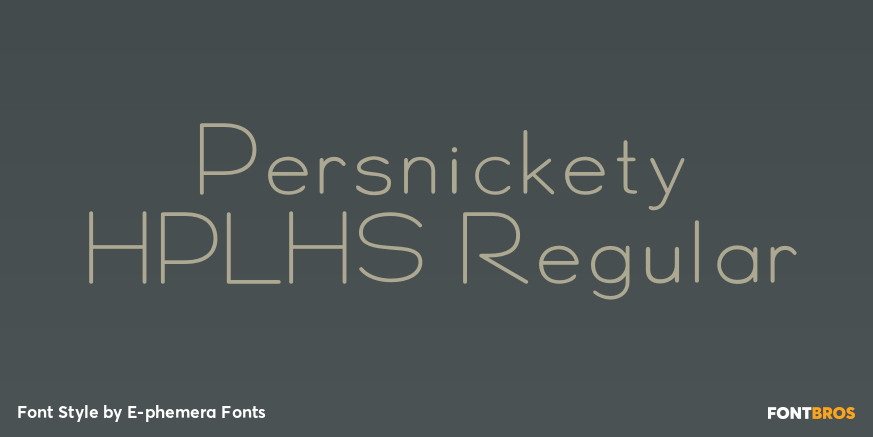 Persnickety HPLHS Regular Poster