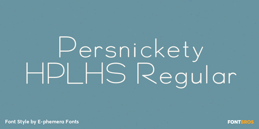 Persnickety HPLHS Regular Poster