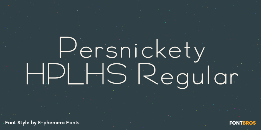 Persnickety HPLHS Regular Poster