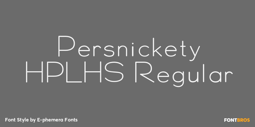 Persnickety HPLHS Regular Poster