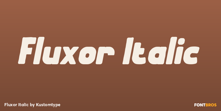 Fluxor Italic Poster