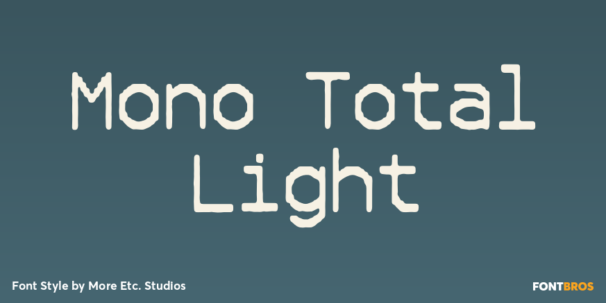 Mono Total Light Poster