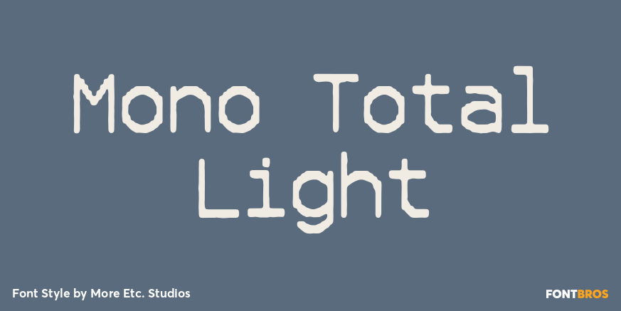 Mono Total Light Poster