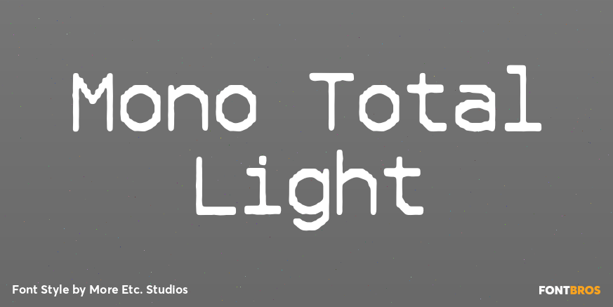 Mono Total Light Poster