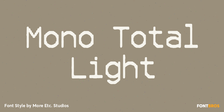 Mono Total Light Poster