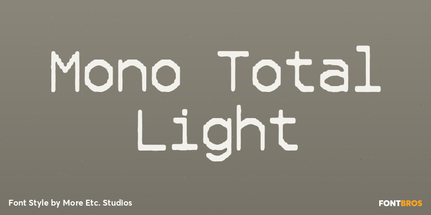 Mono Total Light Poster