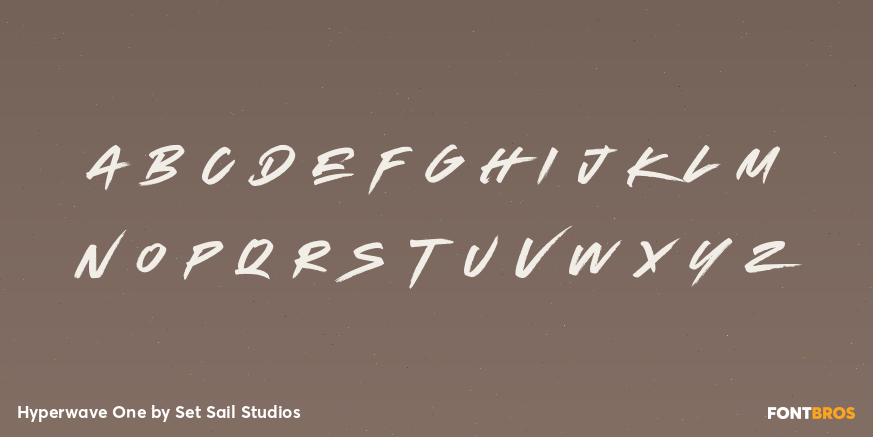 Hyperwave One Font Poster #2