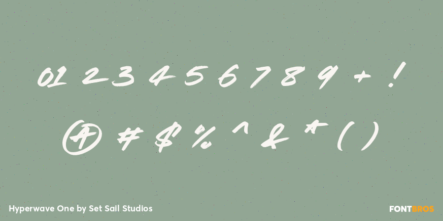 Hyperwave One Font Poster #4