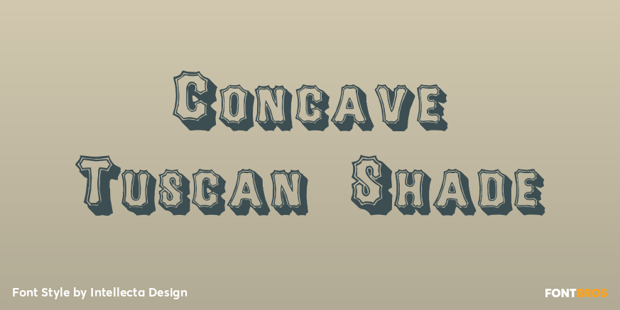 Concave Tuscan Shade Poster