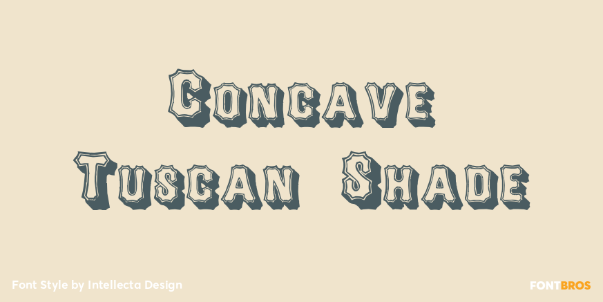 Concave Tuscan Shade Poster