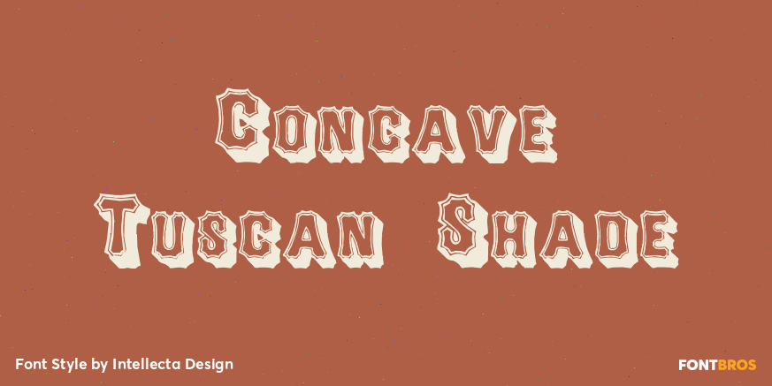 Concave Tuscan Shade Poster
