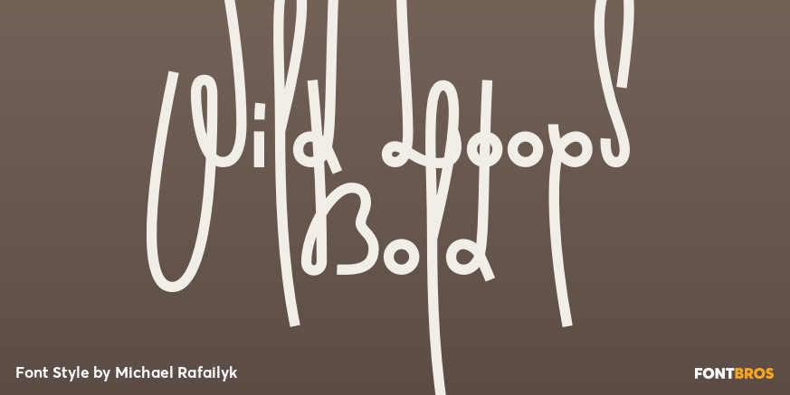 Wild Loops Bold Poster