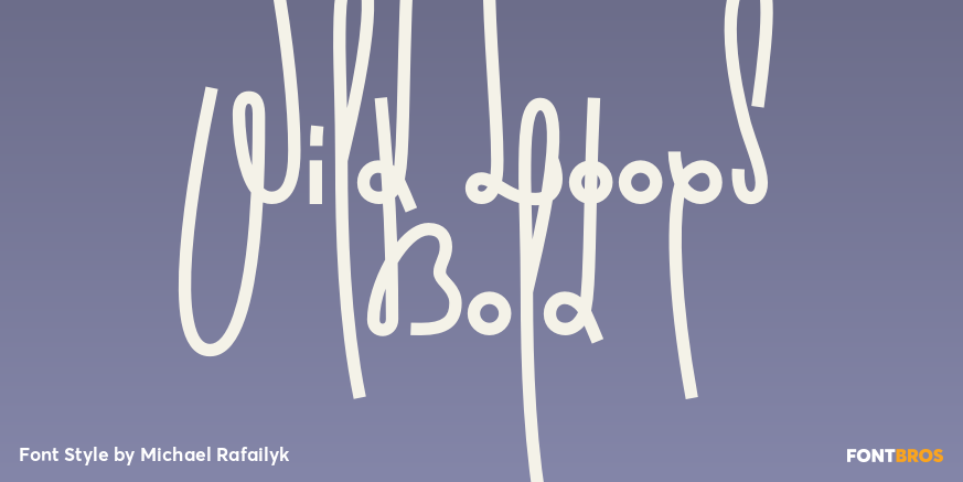 Wild Loops Bold Poster