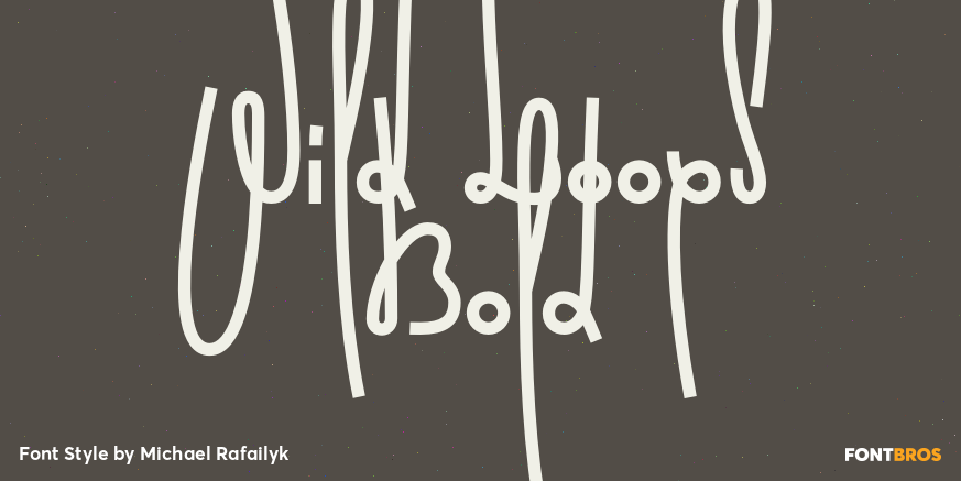 Wild Loops Bold Poster