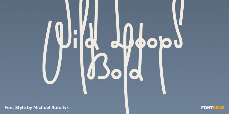 Wild Loops Bold Poster