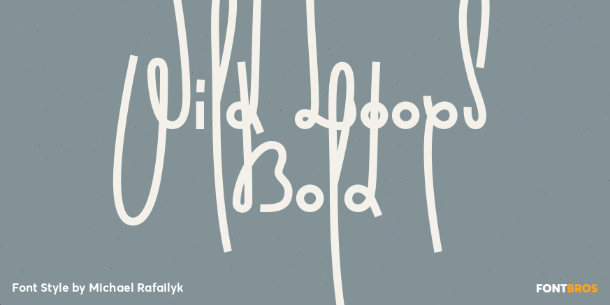 Wild Loops Bold Poster