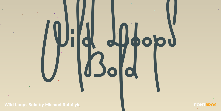 Wild Loops Bold Poster