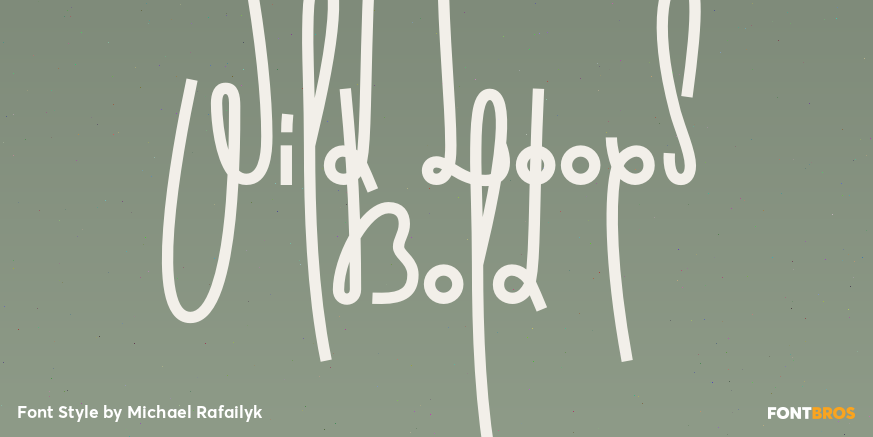 Wild Loops Bold Poster
