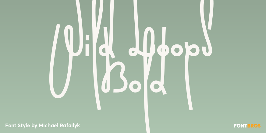 Wild Loops Bold Poster