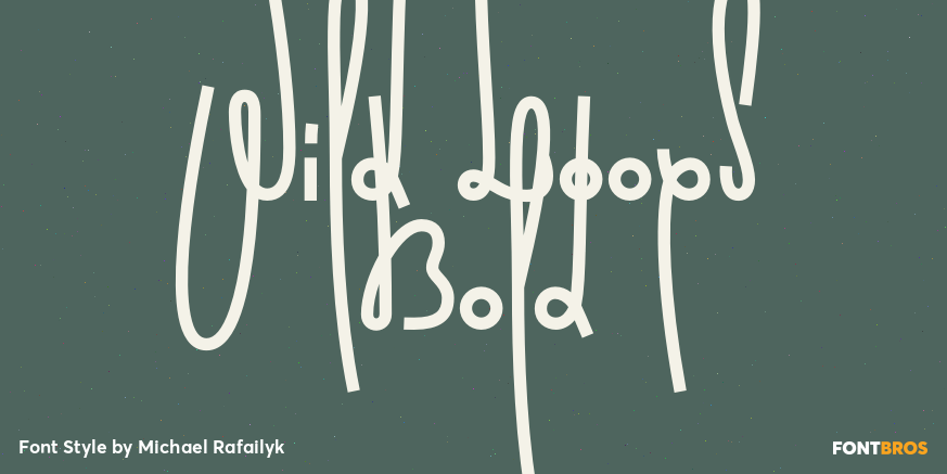 Wild Loops Bold Poster