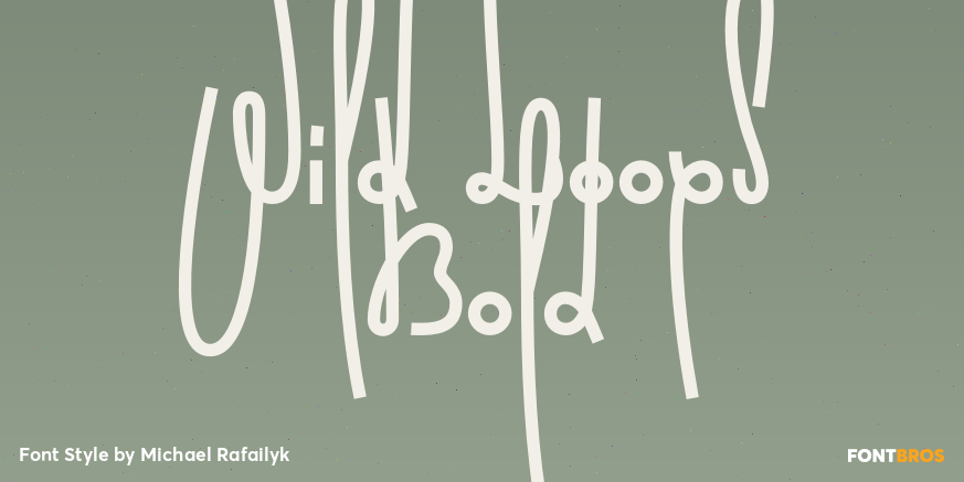 Wild Loops Bold Poster