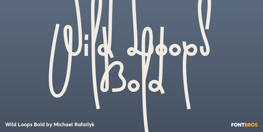 Wild Loops Bold Poster