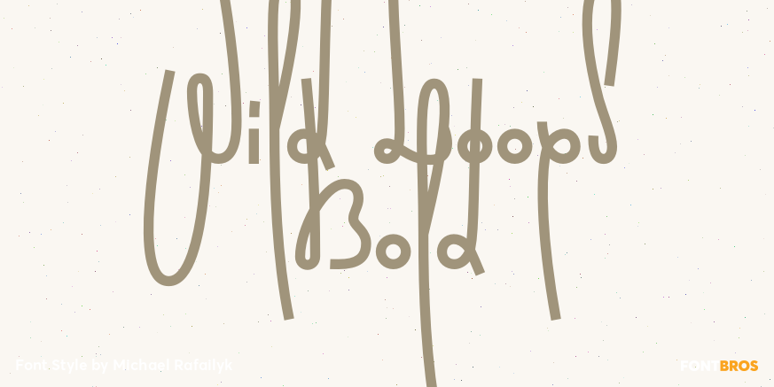Wild Loops Bold Poster