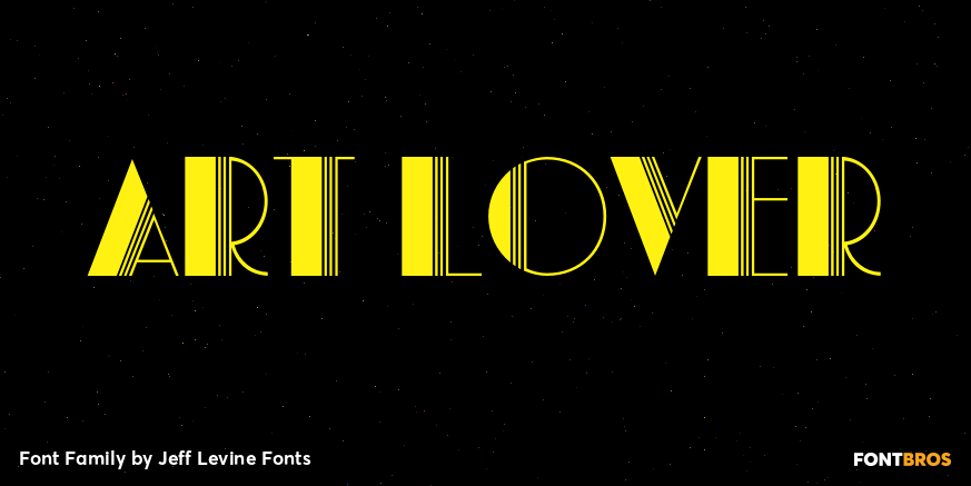 Art Lover Font Poster