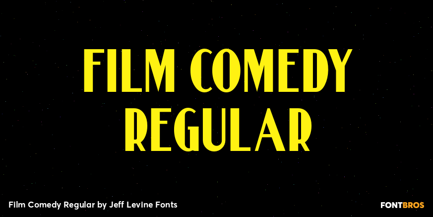 Film Comedy Regular Font Poster #1