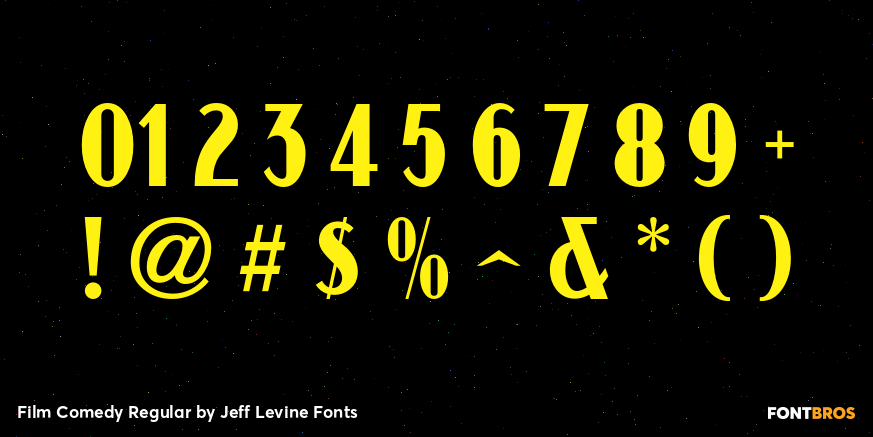 Film Comedy Regular Font Poster #4