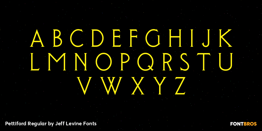 Pettiford Regular Font Poster #2