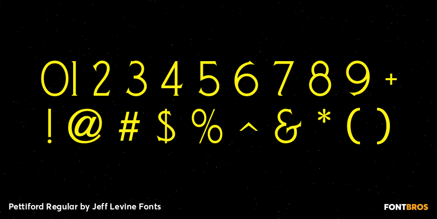 Pettiford Regular Font Poster #4