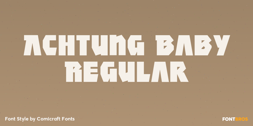 Achtung Baby Regular Poster