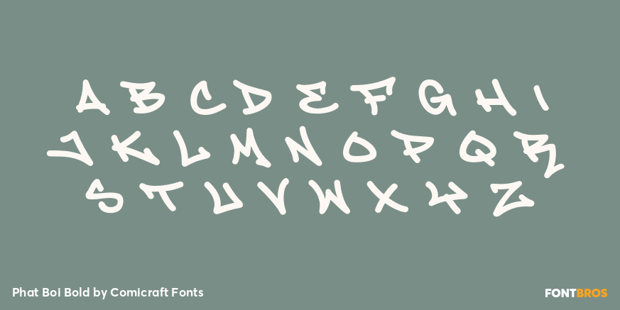 Phat Boi Bold Font Poster #2