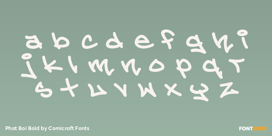 Phat Boi Bold Font Poster #3