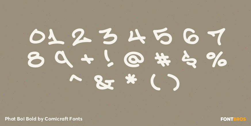 Phat Boi Bold Font Poster #4