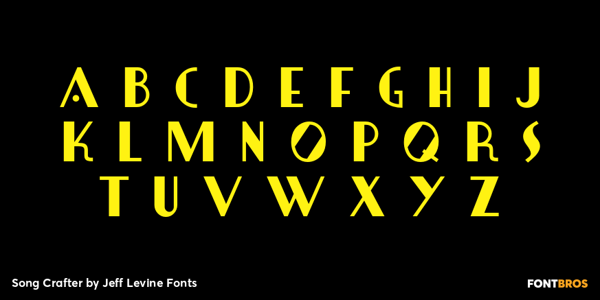 Song Crafter Font Poster #3