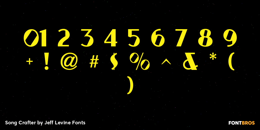 Song Crafter Font Poster #4